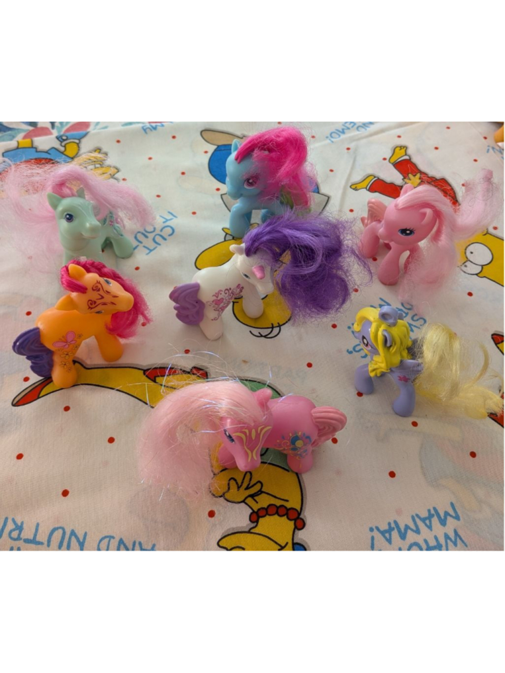 VTG My Little Pony Action 7 Figures & Playsets One Size
